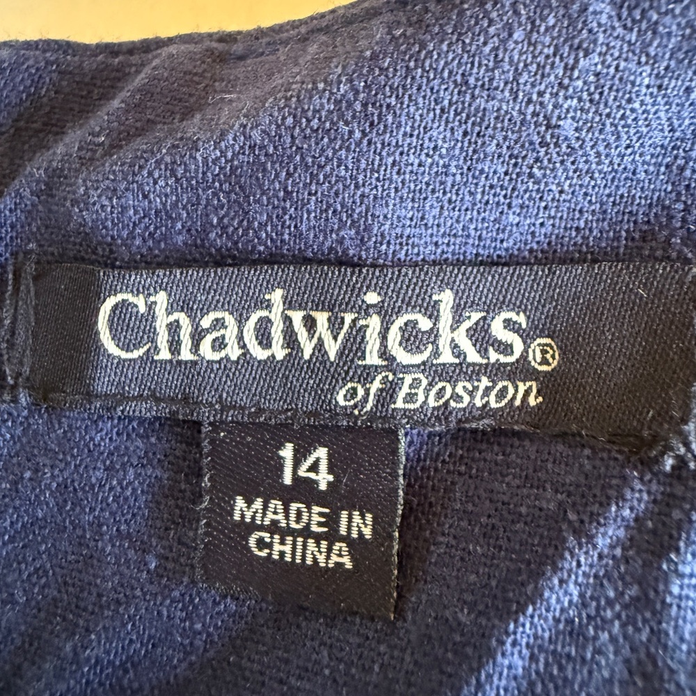 Chadwicks Linen Blend Sleeveless Dress size 14 - Picture 5 of 8